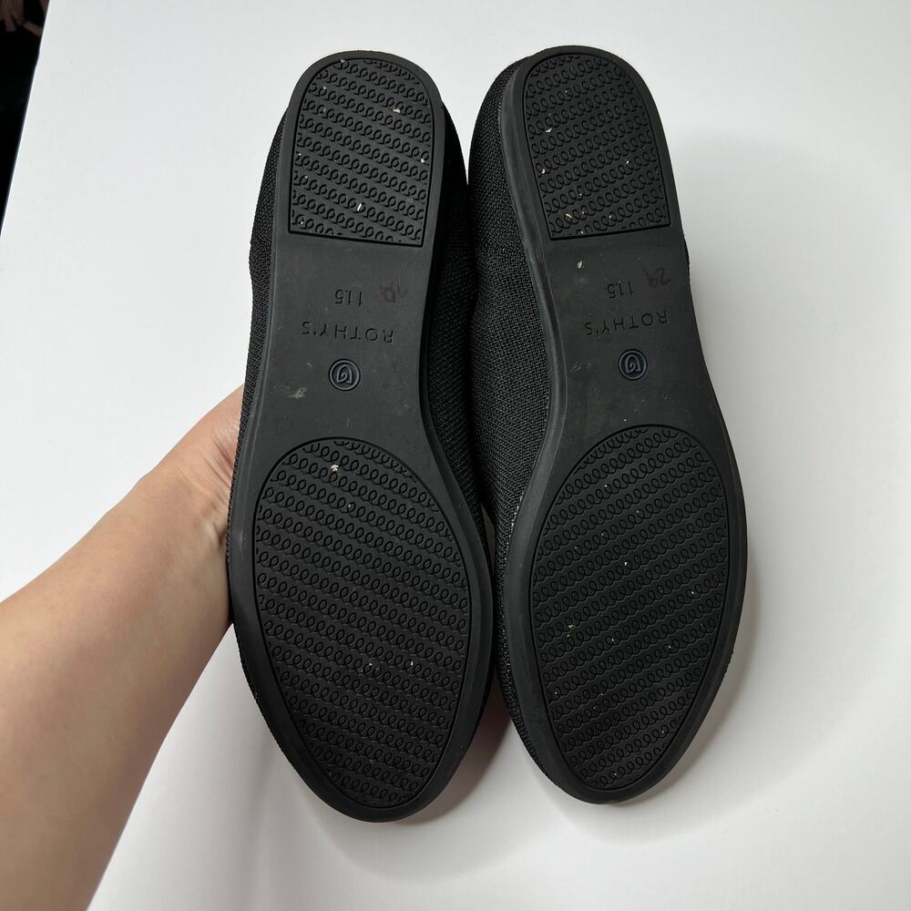 Rothys The Point Solid Pointed Toe Flat Shoes Wom… - image 3